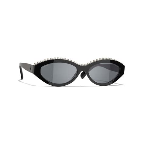 chanel vintage oval pearl sunglasses|authentic chanel sunglasses.